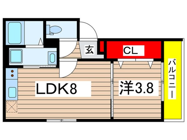 スマイルレジデンスの物件間取画像